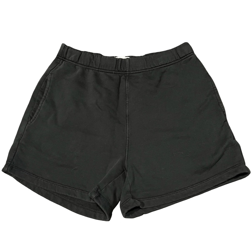 MATE Black Cotton Shorts